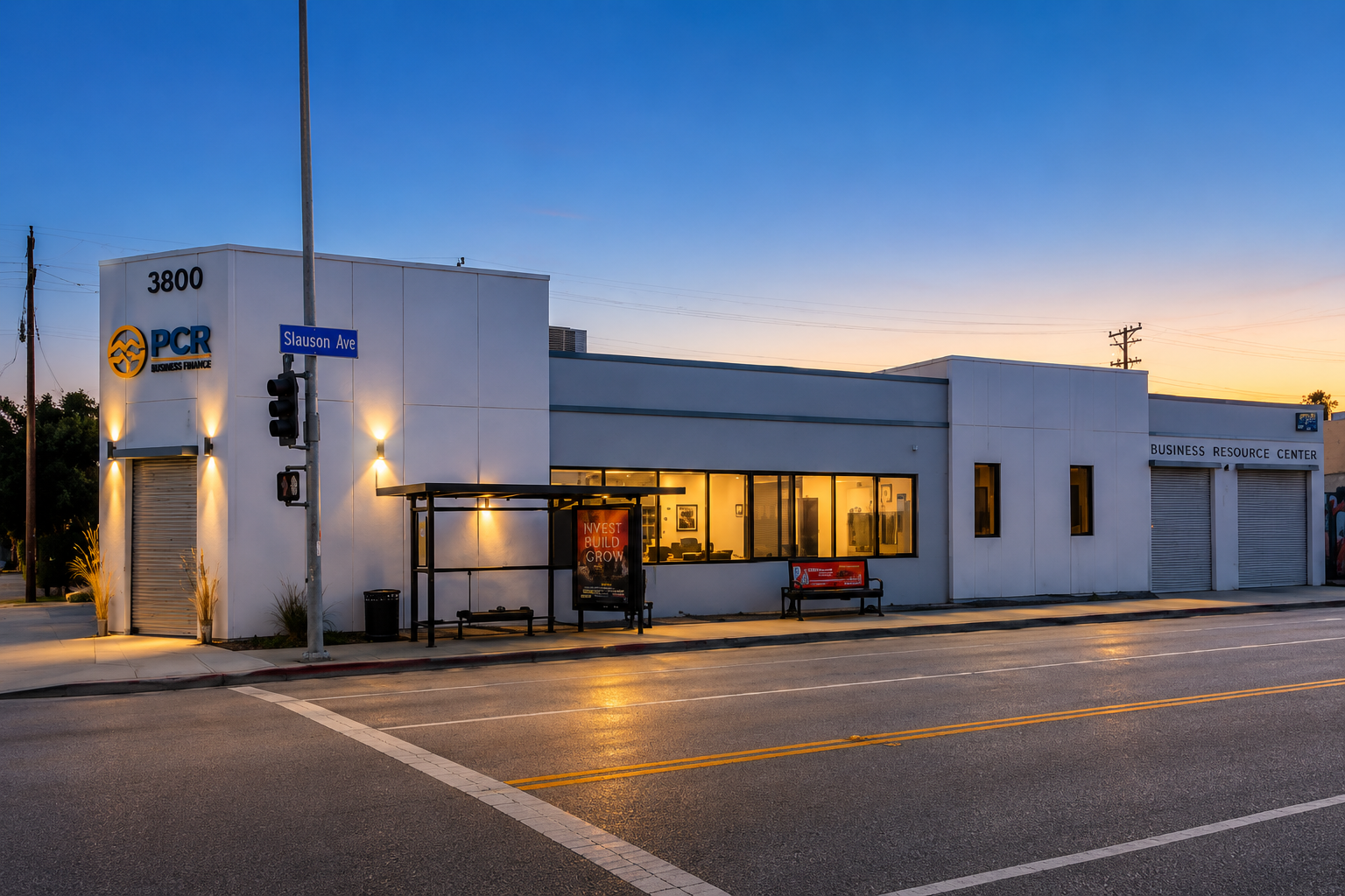 PCR Business Finance new headquarters at 3800 Slauson Ave, Los Angeles