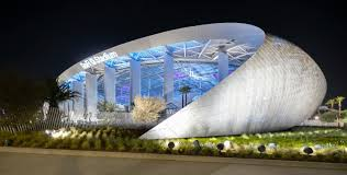 SoFi Stadium and Hollywood Park entertainment district